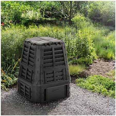 Hillvert Sodo kompostavimo dėžė organinėms atliekoms 93 x 93 x 113 cm 740 l