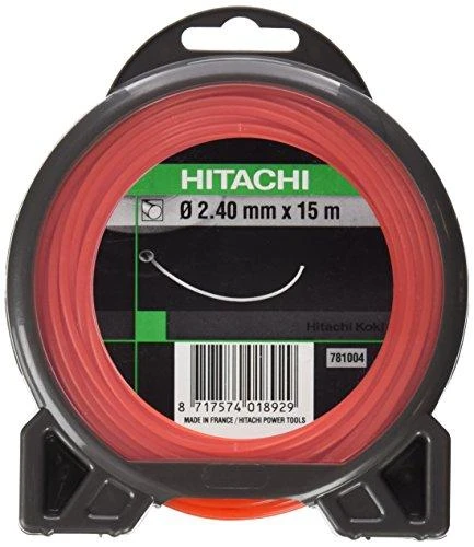 Hikoki Accessories Žoliapjovės galvutės valas, apvalus 2,4mm HITACHI, 15m