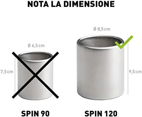 HOFATS SPIN 120 stalo židinio indas bioetanoliui