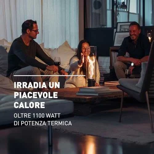 HOFATS SPIN 900 stalo židinys su bio-degikliu, juoda
