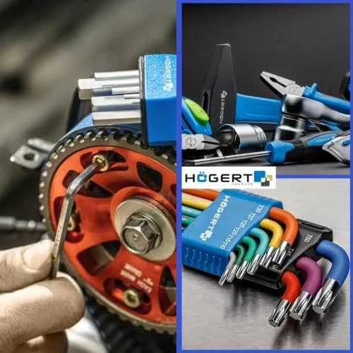 Hogert 9 dalių "Torx" raktų rinkinys, CrV plienas