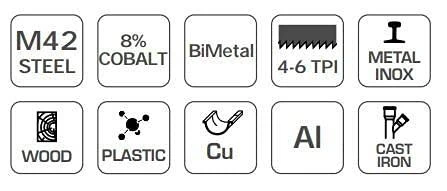 Hogert Technik Bimetalinis 67 mm skylių pjūklas, plienas M42