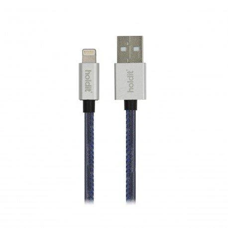 USB laidas Holdit USB-A - Lightning 1 m Navy (612663)