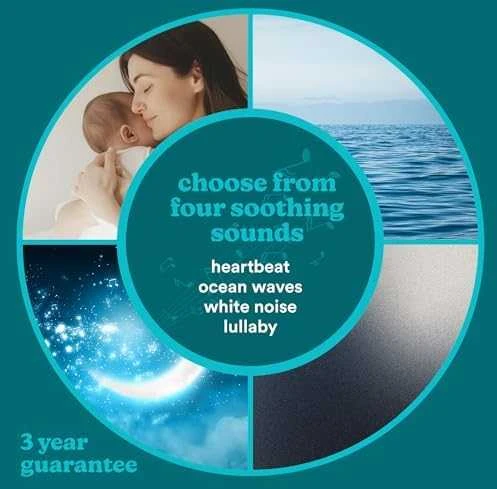 Homedics MYB-S115A-UE Mybaby Soundspa keliaujant
