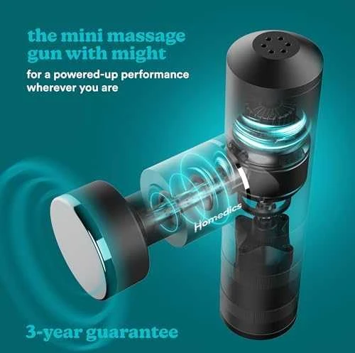 Homedics HHP-65GM MYTI antracito mini masažo pistoletas