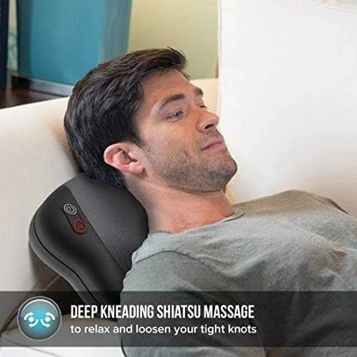 Homedics SBM-180H-EU Shiatsu masažinė kėdė nugarai ir pečiams su šiluma