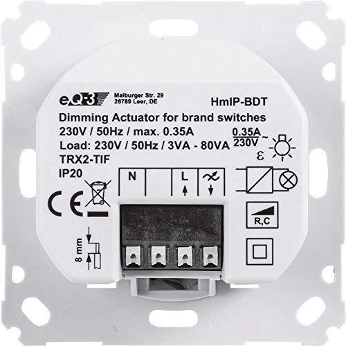 HomeMatic IP Homematic IP pritemdymo pavaros firminiai jungikliai - HMIP BDT