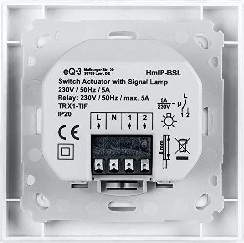 Protingas jungiklis Homematic IP Smart Home 152020A0 (Naudoti A+)
