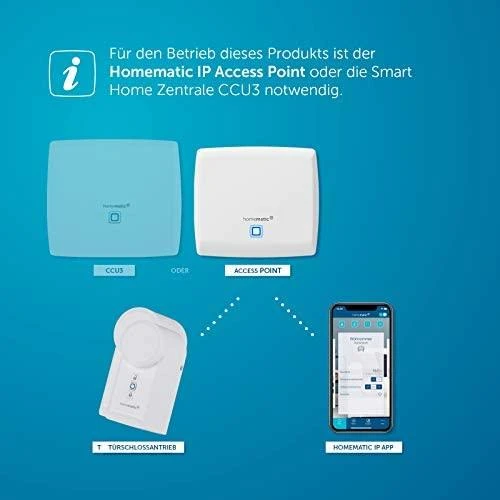 Homematic eQ-3 EQ3 Pavadinimas Matic IP durų spynos pavara Hmip-DLD
