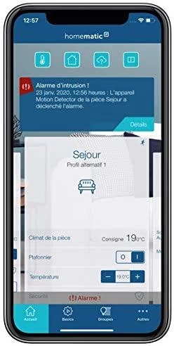 Homematic IP signalizacijos sirena - lauke