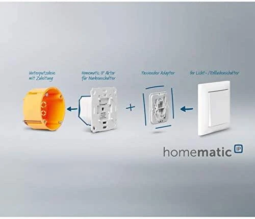 HomeMatic IP Homatical IP volo užrakto vykdiklis prekės ženklo jungikliams