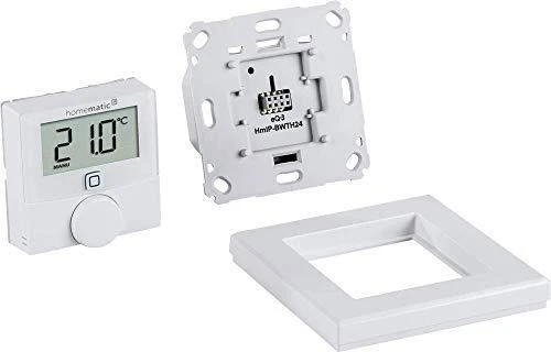 Homematic IP sieninis termostatas su perjungimo išėjimu - firminiams jungikliams, 24 V