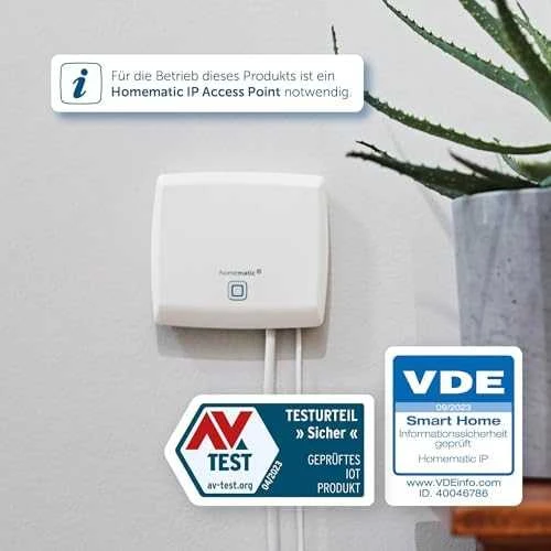 Homematic IP pokrypio ir vibracijos jutiklis