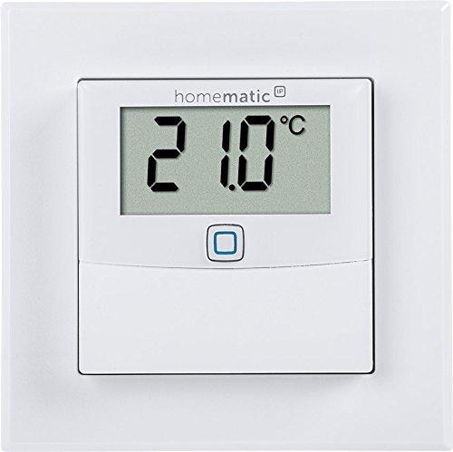 HomeMatic IP Homematic IP temperatūros ir drėgmės jutiklis su ekranu - baltas - viduje