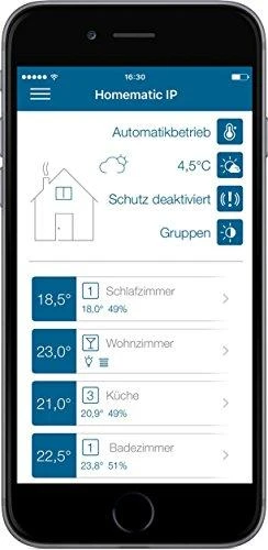 HomeMatic IP temperatūros ir drėgmės jutiklis