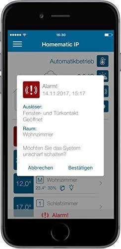 HomeMatic IP Homematic IP langų ir durų kontaktas – paslėptas montavimas, atidarymo detektorius
