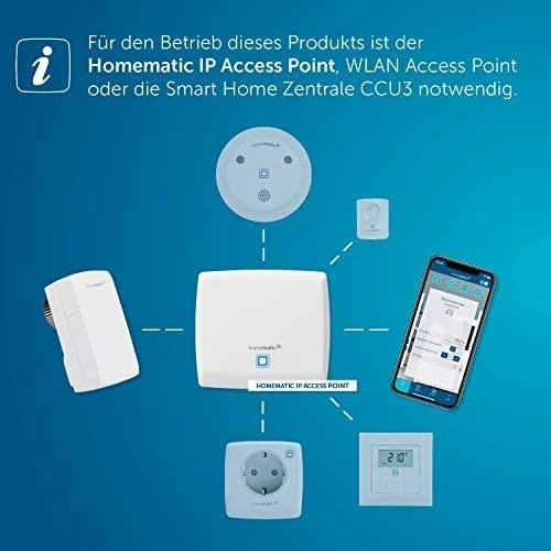 Homematic IP Radiator Thermostat Compact-2 baltas
