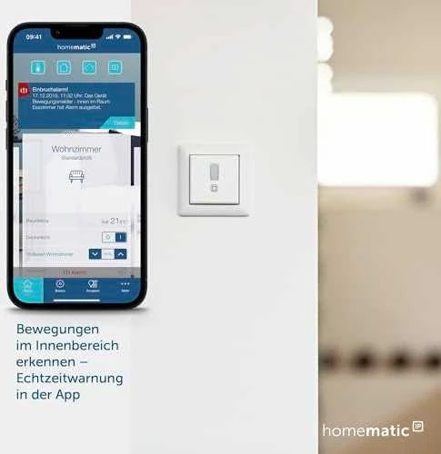 HomeMatic IP Homematic IP Bewegungsmelder für 55er Rahmen - innen