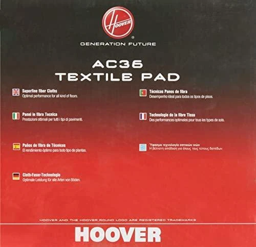 Mikropluošto pagalvėlės HOOVER AC36