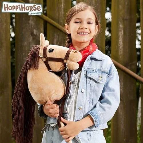 Tootiny Koń Mėgėjiškas arkliukas hoppihorse a3 smėlio spalvos