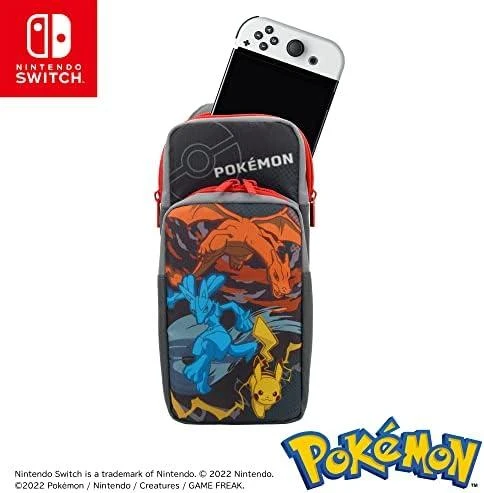 Hori HORI SWITCH Kuprinė na ramię Pikachu, Lucario, Charizard