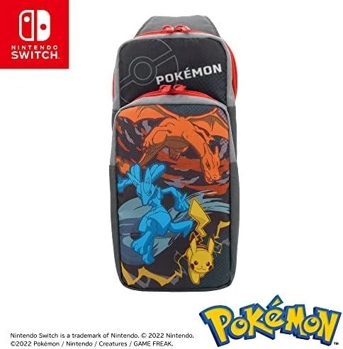 Hori HORI SWITCH Kuprinė na ramię Pikachu, Lucario, Charizard