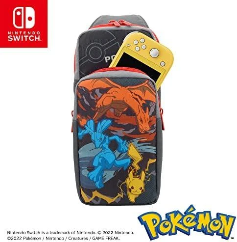 Hori HORI SWITCH Kuprinė na ramię Pikachu, Lucario, Charizard