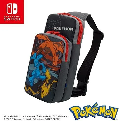 Hori HORI SWITCH Kuprinė na ramię Pikachu, Lucario, Charizard