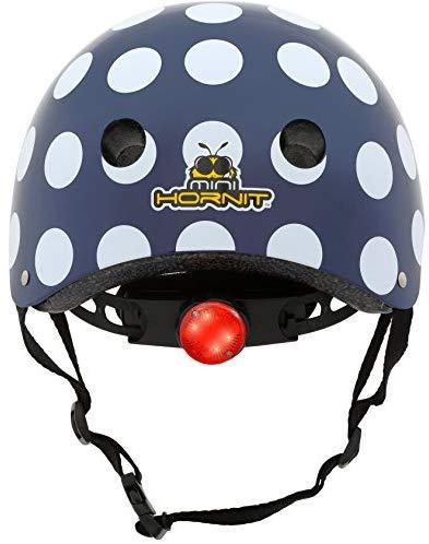 Mini Hornit dviratininko šalmas Polka Dot turkio dydis 48-53cm (POS805)