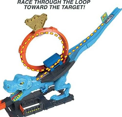 Mattel Hot Wheels rinkinys „Dinozauras su kilpa“