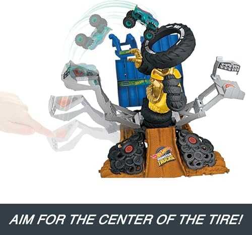 Mattel Žaislinis Hot Wheels Monster Trucks Mega-Wrex arena