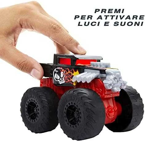 HOT WHEELS MONSTR TRUCK automobilis Roarin Wreckers Bone Shaker CU