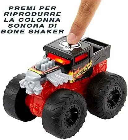 HOT WHEELS MONSTR TRUCK automobilis Roarin Wreckers Bone Shaker CU