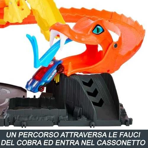 Mattel HOT WHEELS CITY rinkinys – Gyvatė picerijoje (HTN81)