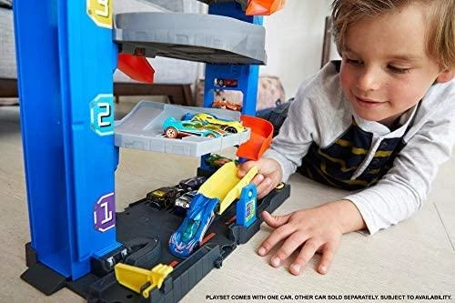Mattel Hot Wheels garažas su triukais