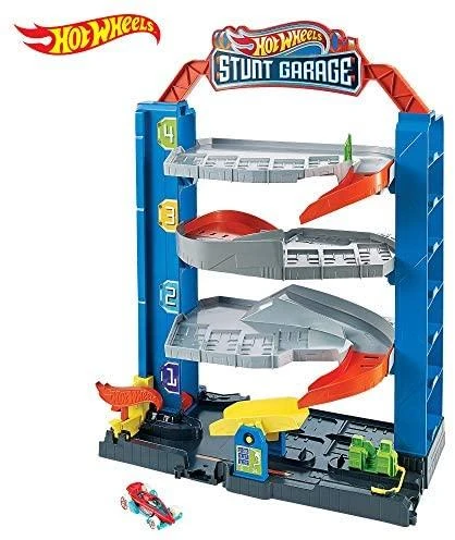 Mattel Hot Wheels garažas su triukais