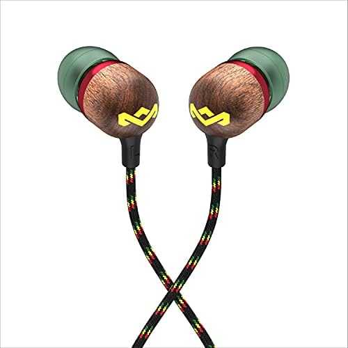 Ausinės Marley | Earbuds | Smile Jamaica | su laidu | į ausis įkišamos | Mikrofonas | Rasta