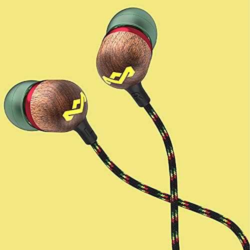 Ausinės Marley | Earbuds | Smile Jamaica | su laidu | į ausis įkišamos | Mikrofonas | Rasta