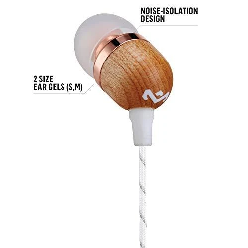 Ausinės Marley Earbuds Smile Jamaica, su mikrofonu, vario spalvos
