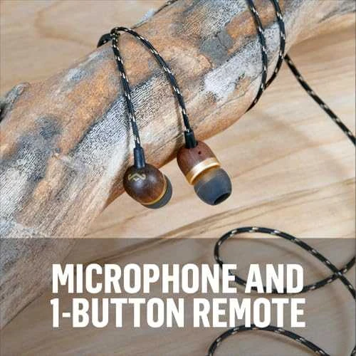 Ausinės Marley | Earbuds | Smile Jamaica | su laidu | į ausis įkišamos | Mikrofonas | Brass