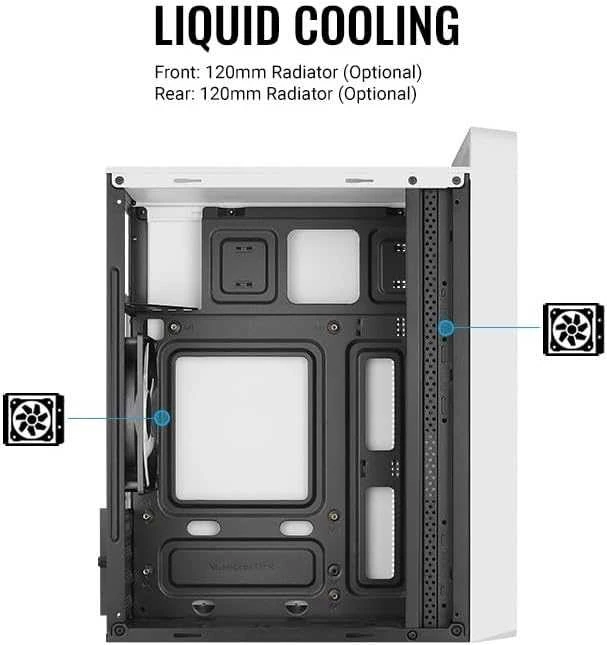 Kompiuterio korpusas  AEROCOOL PGS CS-109-G-WT-v1 FRGB