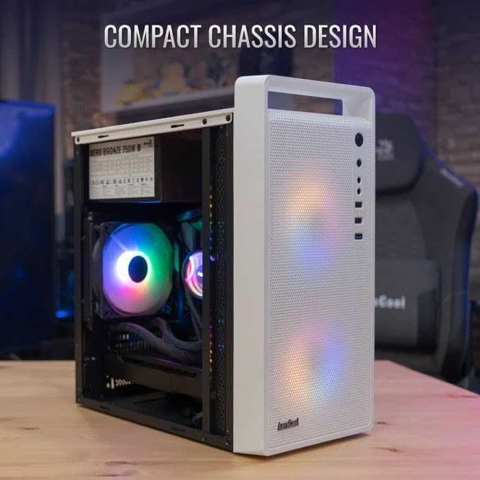 Kompiuterio korpusas  AEROCOOL PGS CS-109-G-WT-v1 FRGB