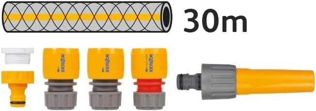 Hozelock sodo žarnos vežimėlis su 30 m žarna, 12,5 mm, metalinis rėmas, Plus