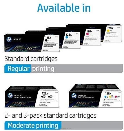 Hewlett Packard (HP) HP 128A, skirtas Color LaserJet CM1415 / CP1525 serijai Toneris Magenta (1 300 puslapių)