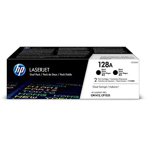 Hewlett Packard (HP) HP CE320AD No.128A Dviguba pakuotė , juoda kasetė