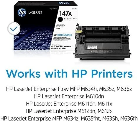 Hewlett Packard (HP) HP 147A (W1470A) Lazerinė kasetė, Juoda