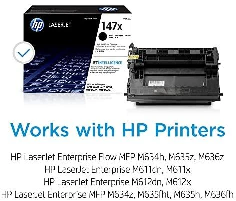 Hewlett Packard (HP) HP tonerio kasetė 147X juoda (W1470X)