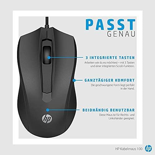 Hewlett Packard (HP) HP 150 USB Pelė su laidu - Juodas