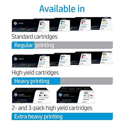 „Hewlett Packard“ (HP) „HP 201A Cyan Original LaserJet Toneris Cartridge“, 1330 puslapių, skirta HP Color LaserJet 277, Pro M252, Pro M274n