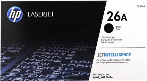 Hewlett Packard (HP) HP 26A Juodas lazerinis Toneris Cartridge, 3100 pages, for HP LaserJet Pro M402, Pro M426